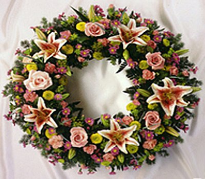 Stargazer Lily Wreath