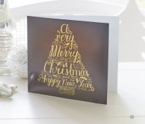 Christmas Tree Handwritten Greetings Card Code: JGFX82631ZF  | Local Delivery Or Collect From Shop Only