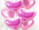 Happy Mothers Day Hearts Balloon Bouquet Code JGFMD89871HB | Local Delivery Or Collect From Shop Only