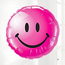 Pink Smiley face balloon Code JGF4783211B| Local delivery or collect from shop only
