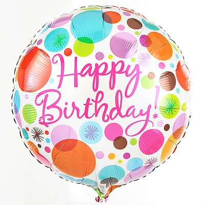 Happy Birthday Germini Cheer Vase with a fun Happy Birthday Balloon ...