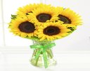 Happy Birthday Sunflower Sunburst Vase Code: JGFSU54879HB | Local Delivery Only