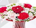 Red love vase with Belgian milk chocolate truffles Code: JGFV4041VCT  | Local delivery or collect from shop only