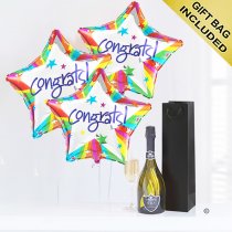 Congratulations prosecco and balloon celebration gift Code: JGFC4CPGS | local delivery or collect from shop only