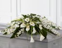 Calla Lily and Orchid Casket Spray Code: F13841WS | National and Local Delivery