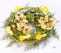 Yellow Woodland Wreath Code: F13210YS