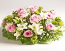 Rose and Freesia Posy Pink and White Code: JGFF960PPW | Local Delivery Or Collect From Shop Only