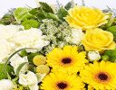 Woodland Yellow and White Posy Code: F13150MS | National and Local Delivery