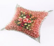 Classic Pink Massed Cushion Code: JGFF920PWC | Local Delivery Or Collect From Shop Only