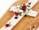Classic Red and White Cross Code: F13570RS | National and Local Delivery