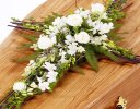 White Orchid and Rose Willow Cross Code: F13561WS | National and Local Delivery