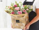 Lily Free Florists Choice Hand tied bouquet made with seasonal flowers Code: LFHT3 | National / local delivery or collect from shop