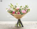 Lily Free Florists Choice Hand tied bouquet made with seasonal flowers Code: LFHT3 | National / local delivery or collect from shop