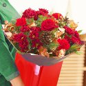 Bespoke Christmas hand-tied bouquet Code: JGFXMHT1 | Local delivery or collect from shop only