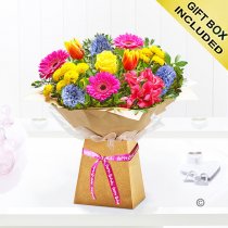 Happy birthday spring brights gift box Code: JGFS33411HBSB | Local delivery or collect from shop only