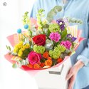 Rainbow Mix Valentines Bouquet Code: VCRBHT0100 | National delivery and local delivery or collect from our shop