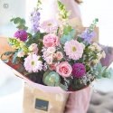 Mothers Day pastels lily free hand-tied Code: MDLFHTP3 | National delivery and local delivery or collect from shop