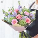 Mothers Day pastels lily free hand-tied Code: MDLFHTP3 | National delivery and local delivery or collect from shop