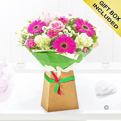 Summertime flower gift box Code: JGFS11STGB | Local Delivery Or Collect From Shop Only