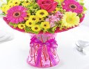 Happy birthday summer vibrant vase Code: JGFSHB889SV | Local delivery or collect from our shop only