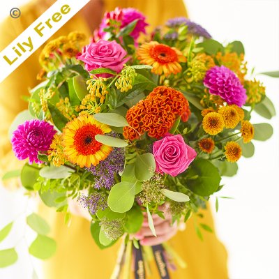 Lily free Luxury Classic Autumn Bouquet  Code: ALFHTU3 | National delivery, local delivery or collect from shop