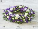 Blue and white scented wreath Code: FF14070BS  | National delivery and local delivery or collect from shop
