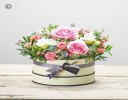 Pastel  shades hatbox  Code: HBOX1P   | National delivery and local delivery or collect from shop