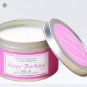 Happy Birthday Sweetpea Scented Candle Code: C15971ZF | Local delivery or collect from shop only