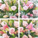 Beautifully simple pink rose and pink lily bouquet Code:SIPRLHT1  | National delivery and local delivery or collect from shop