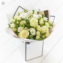 Beautifully Simple White Bouquet Code: SIWHT1 | National delivery and local delivery or collect from shop