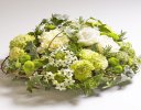Woodland Green and White Posy Code: JGFF7140WGP | Local Delivery Or Collect From Shop Only
